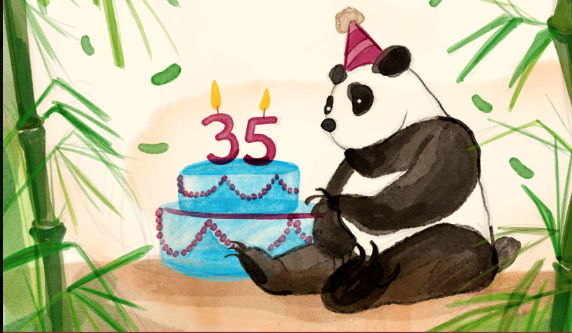 Xin Xin celebra sus 35 años de vida